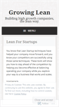 Mobile Screenshot of growinglean.com
